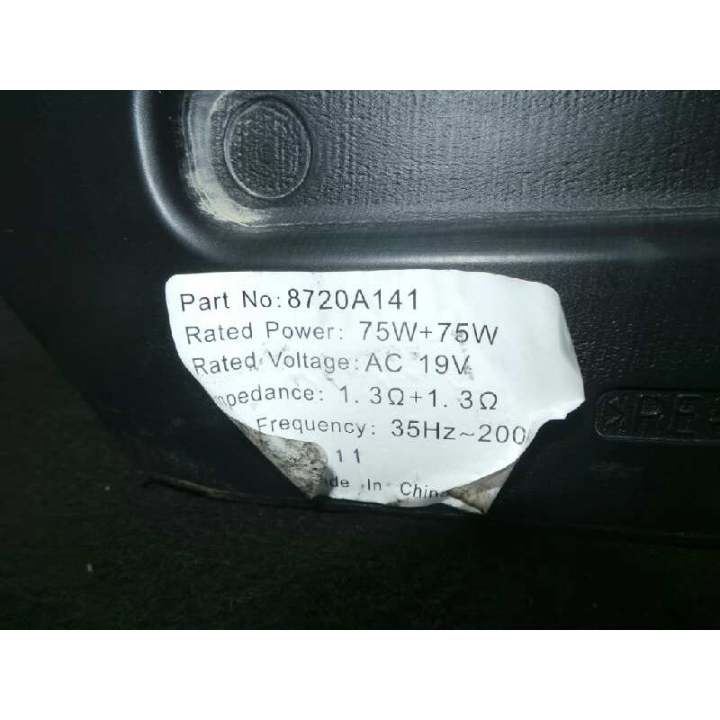 Recambio de sistema audio / radio cd para mitsubishi outlander (gf0) 2.2 di-d cat referencia OEM IAM   