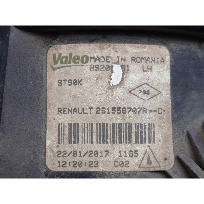 Recambio de faro antiniebla izquierdo para fiat talento kombi (296) l1h1 1,0t basis (m1) referencia OEM IAM 261558707R  