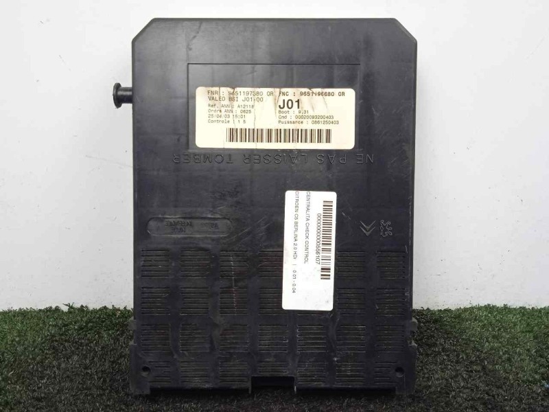 Recambio de centralita check control para citroën c5 berlina 2.0 hdi referencia OEM IAM 9651197380-BSIJ0100 BSIJ0100 