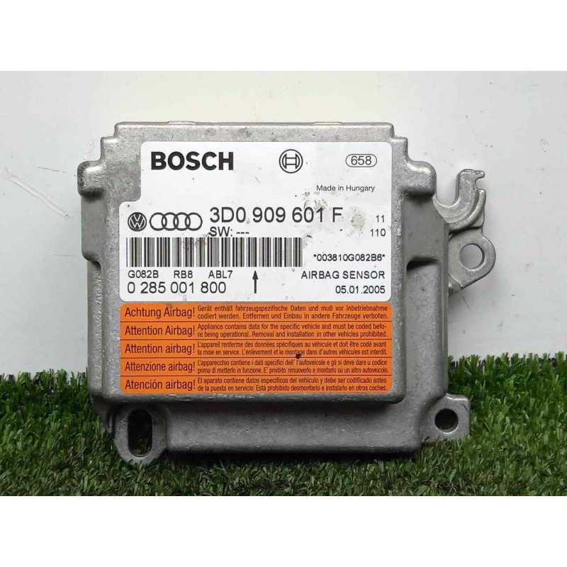 Recambio de centralita airbag para volkswagen touareg (7la) 2.5 tdi referencia OEM IAM 0285001800-3D0909601F BOSCH 