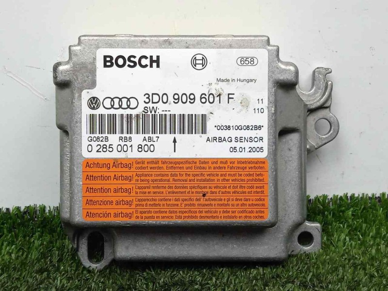 Recambio de centralita airbag para volkswagen touareg (7la) 2.5 tdi referencia OEM IAM 0285001800-3D0909601F BOSCH 