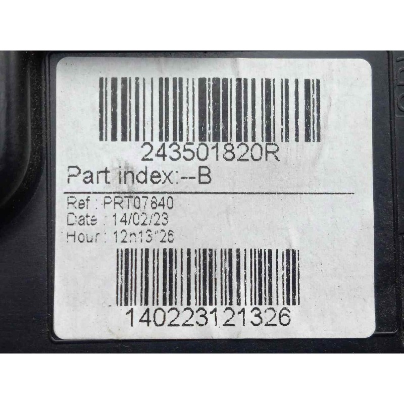 Recambio de modulo electronico para renault trafic combi 1.6 dci diesel referencia OEM IAM 243501820R  