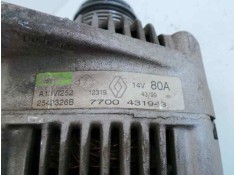 Recambio de alternador para renault megane i scenic (ja0) 1.9 dti diesel cat referencia OEM IAM 7700431943-A13VI252-2542326B POL 2
