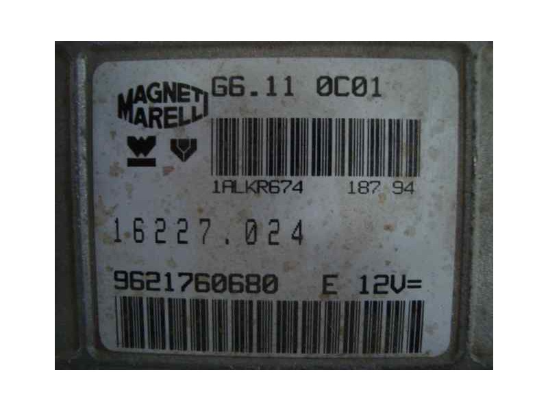 Recambio de centralita motor uce para citroën ax 1.1 referencia OEM IAM G6110C01162270249621760680E  