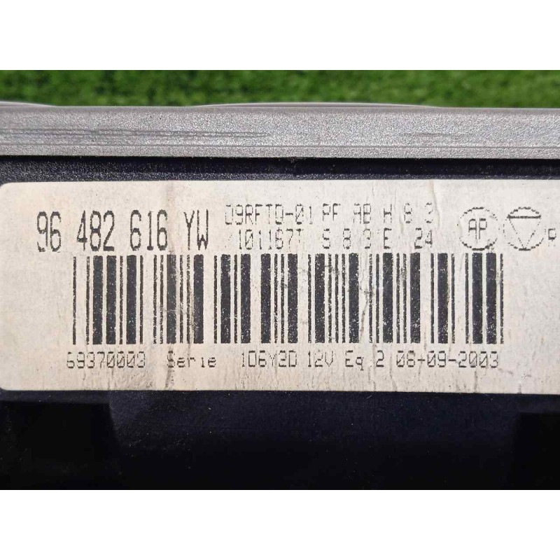 Recambio de mando climatizador para peugeot 406 berlina (s1/s2) 2.0 hdi referencia OEM IAM 96482616YW  