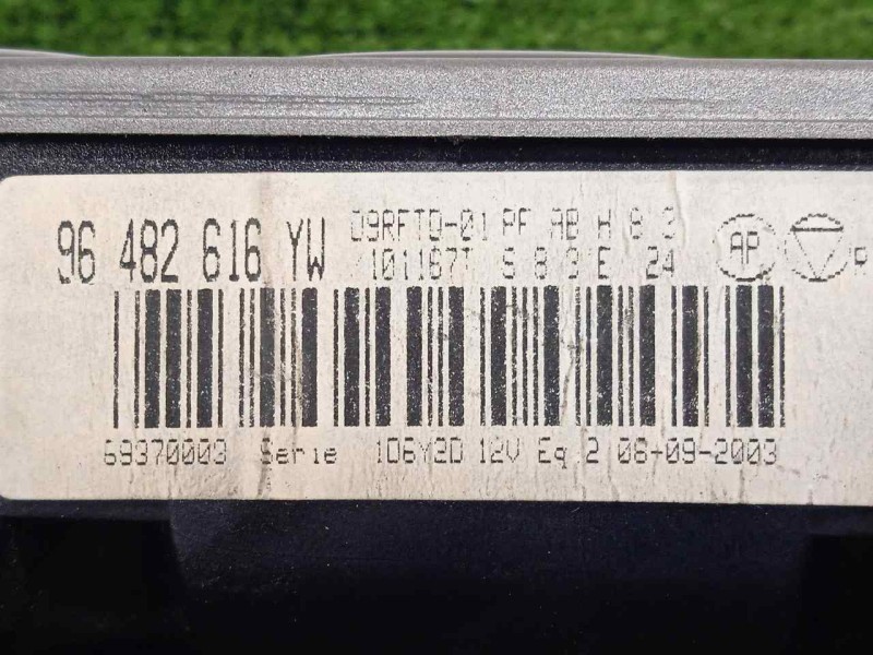 Recambio de mando climatizador para peugeot 406 berlina (s1/s2) 2.0 hdi referencia OEM IAM 96482616YW  