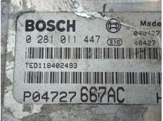 Recambio de centralita motor uce para chrysler voyager (rg) 2.5 crd cat referencia OEM IAM 0281011447-P04727667AC-EDC15C5 EDC15C 2