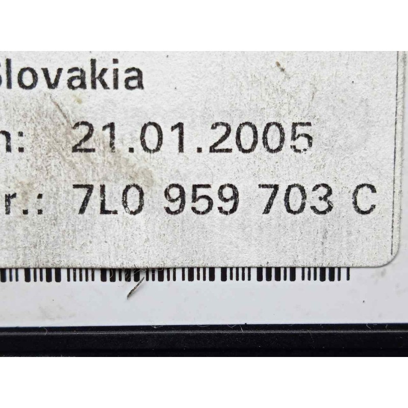 Recambio de motor elevalunas trasero izquierdo para volkswagen touareg (7la) 2.5 tdi referencia OEM IAM 7L0959703C-0130821765  