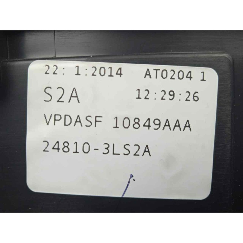 Recambio de cuadro instrumentos para nissan nv 200 (m20) 1.5 dci cat referencia OEM IAM 248103LS2A  