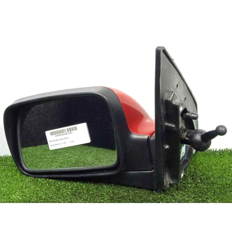 Recambio de retrovisor izquierdo para kia picanto 1.1 cat referencia OEM IAM  MANUAL ROJO