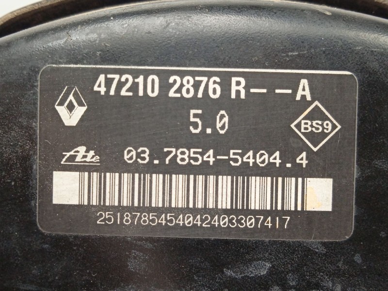 Recambio de servofreno para dacia duster 1.5 dci diesel fap cat referencia OEM IAM 472102876R-03785454044  ATE