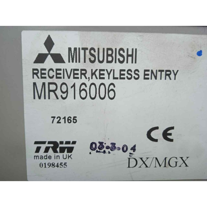 Recambio de modulo electronico para mitsubishi space star (dg0) 1.9 di-d cat referencia OEM IAM MR916006-72165  
