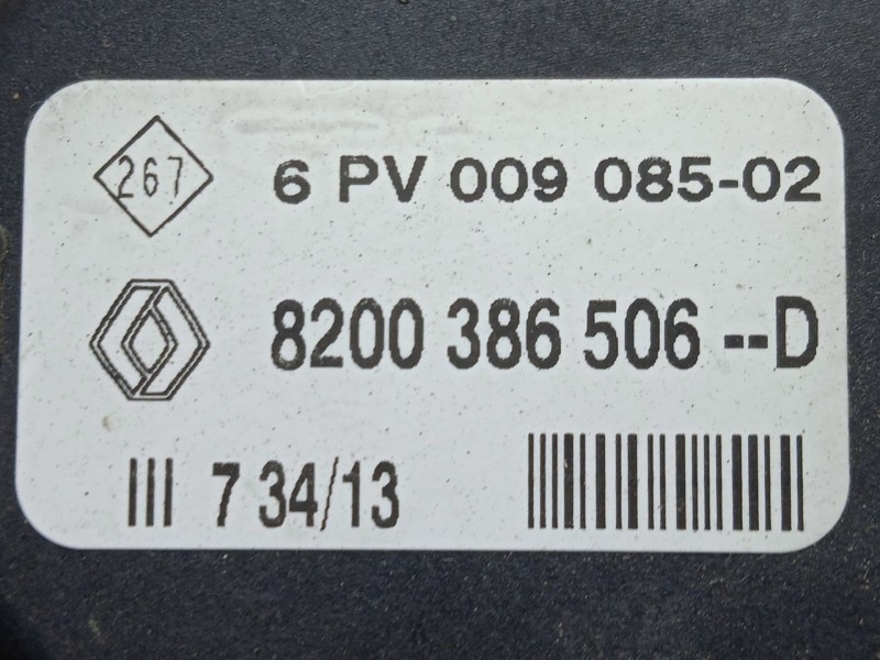 Recambio de potenciometro pedal para dacia duster 1.5 dci diesel fap cat referencia OEM IAM 8200386506D-6PV00908502  RENAULT