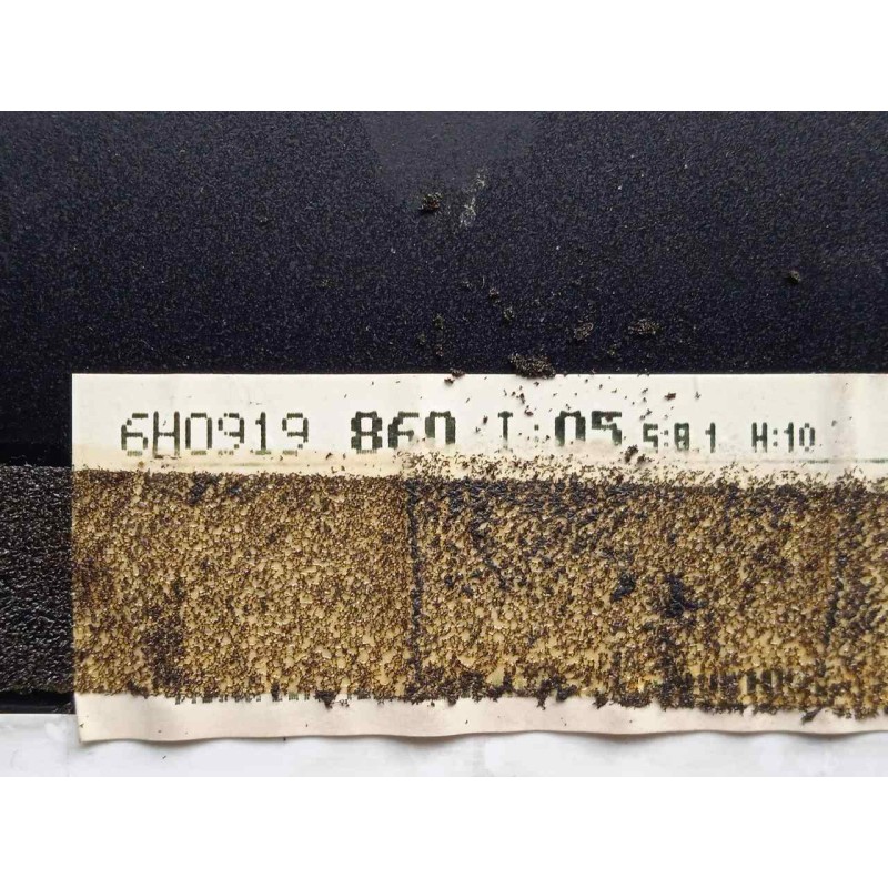 Recambio de cuadro instrumentos para seat arosa (6h1) 1.0 referencia OEM IAM 6H0919860I 1.CONECTOR 