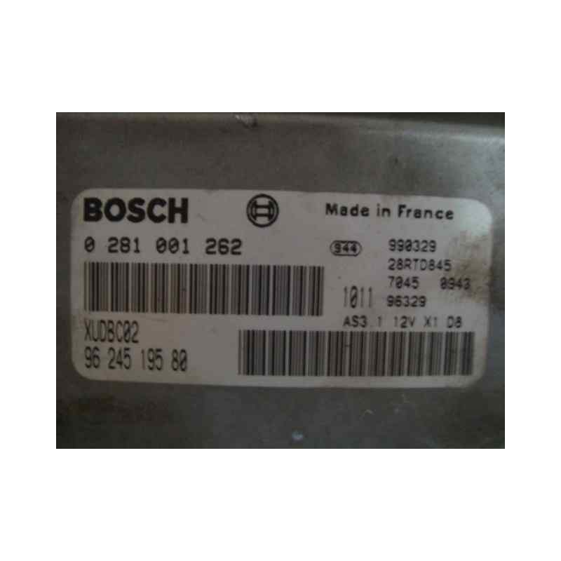 Recambio de centralita motor uce para citroën xantia berlina 1.9 td seduction referencia OEM IAM 0281001262XUDBC029624519580  