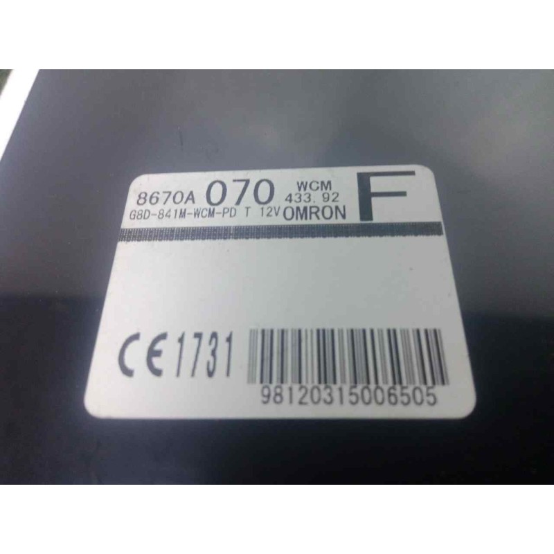 Recambio de modulo electronico para mitsubishi asx (ga0w) 1.8 di-d cat referencia OEM IAM 8670A070-G8D841MWCMPD  