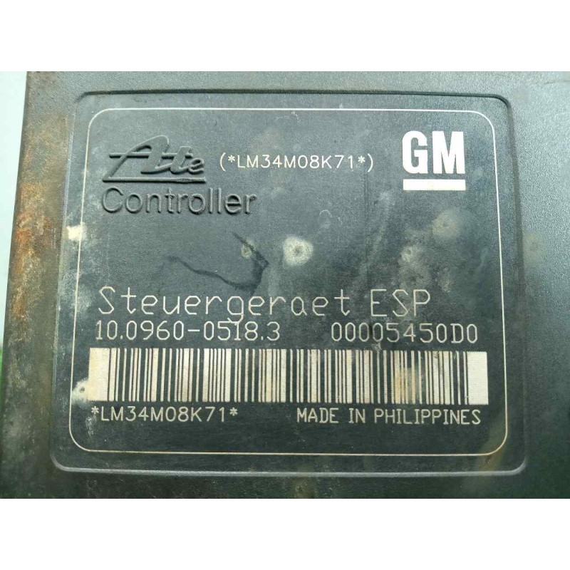 Recambio de abs para opel astra h ber. 1.7 16v cdti referencia OEM IAM 10096005183-13157578  