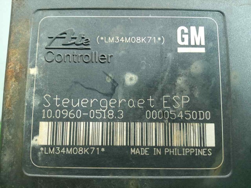 Recambio de abs para opel astra h ber. 1.7 16v cdti referencia OEM IAM 10096005183-13157578  