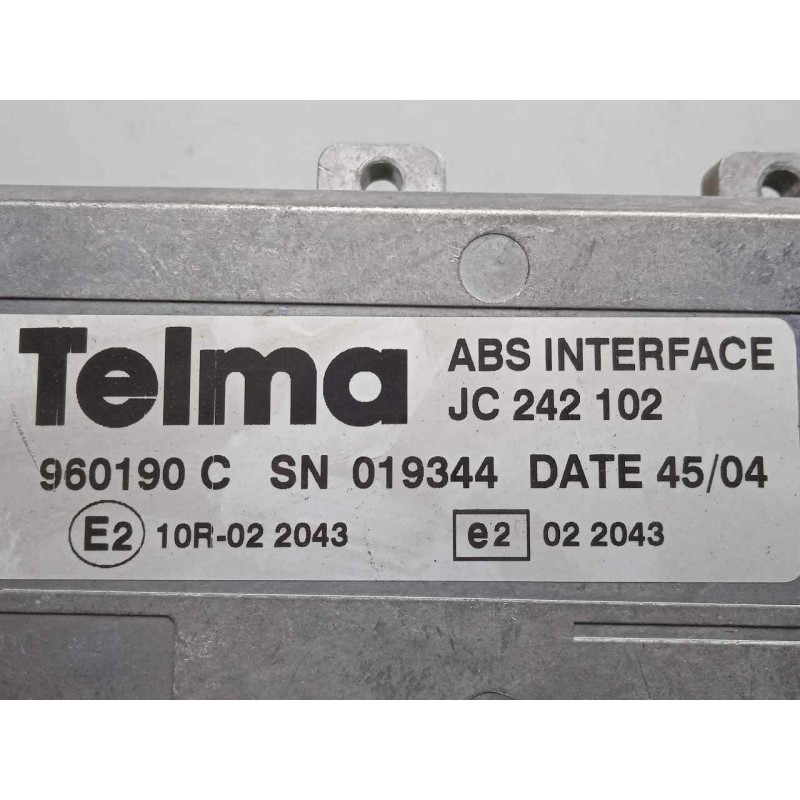Recambio de centralita abs para vehiculos fuera decreto ley caravana / remolque caravana referencia OEM IAM 960190C-JC242102-10R