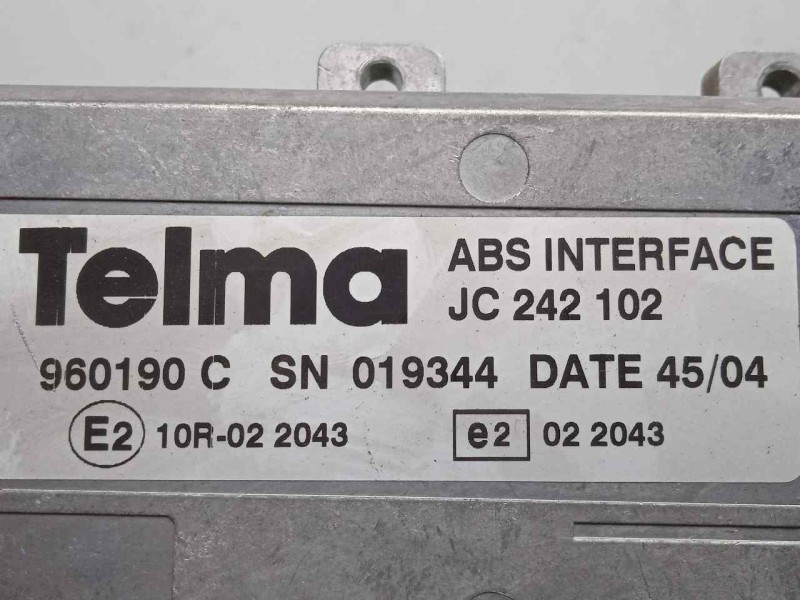 Recambio de centralita abs para vehiculos fuera decreto ley caravana / remolque caravana referencia OEM IAM 960190C-JC242102-10R