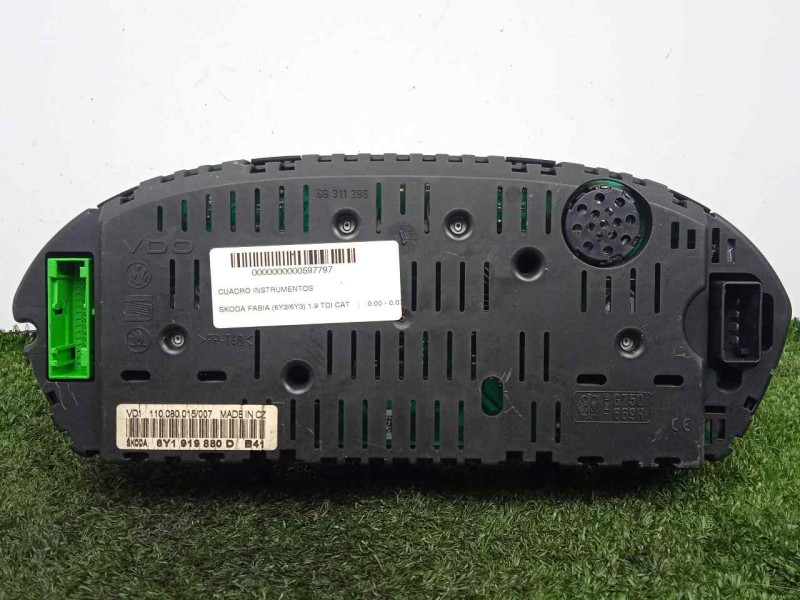 Recambio de cuadro instrumentos para skoda fabia (6y2/6y3) 1.9 tdi cat referencia OEM IAM 110080015007-6Y1919880D  