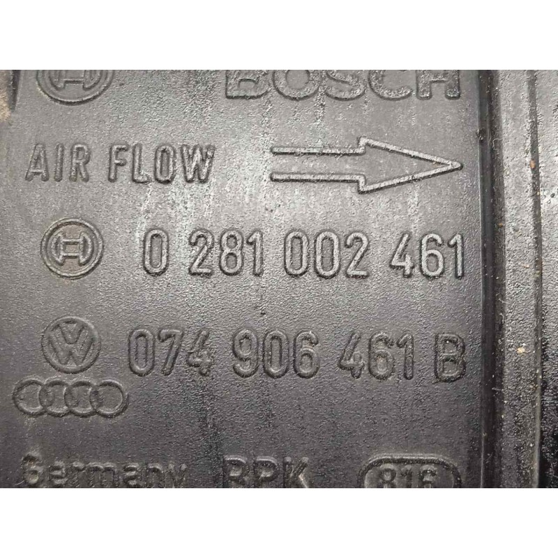 Recambio de caudalimetro para volkswagen touareg (7la) 2.5 tdi referencia OEM IAM 0281002461-074906461B 5.PINES BOSCH