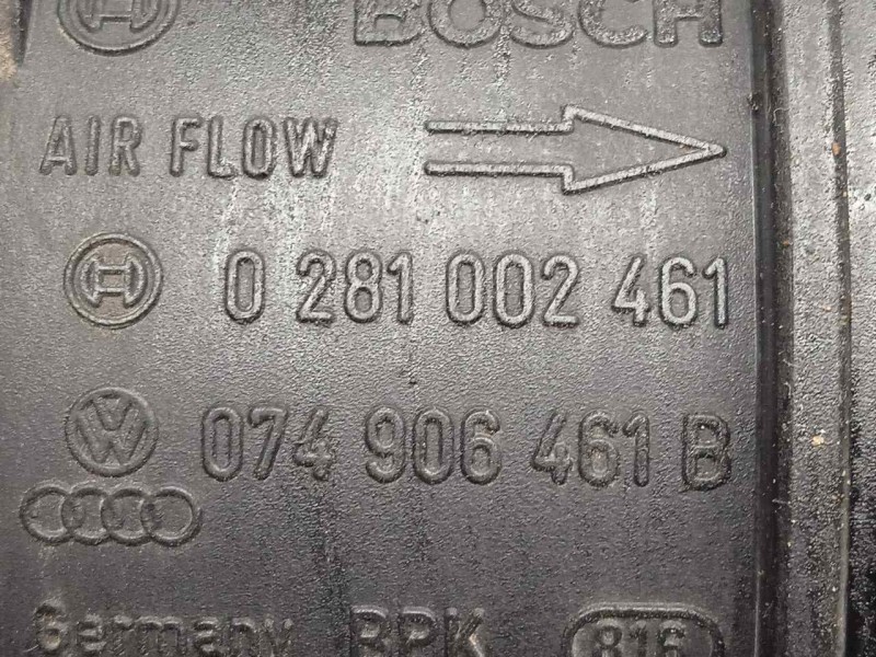 Recambio de caudalimetro para volkswagen touareg (7la) 2.5 tdi referencia OEM IAM 0281002461-074906461B 5.PINES BOSCH