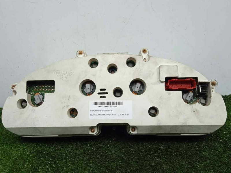 Recambio de cuadro instrumentos para seat alhambra (7v8) 1.9 tdi referencia OEM IAM 96VW10849GC-7M0919862P 1.CONECTOR 
