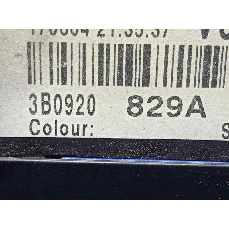 Recambio de cuadro instrumentos para volkswagen passat berlina (3b3) 1.9 tdi referencia OEM IAM 3B0920829A-110080198008  