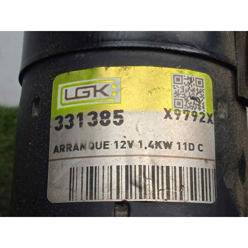 Recambio de motor arranque para peugeot 207 1.4 hdi referencia OEM IAM 331385 11.DIENTES LGK