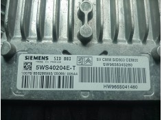 Recambio de centralita motor uce para peugeot 407 sw 2.0 16v hdi fap cat (rhr / dw10bted4) referencia OEM IAM 5WS40204ET-9658345 2