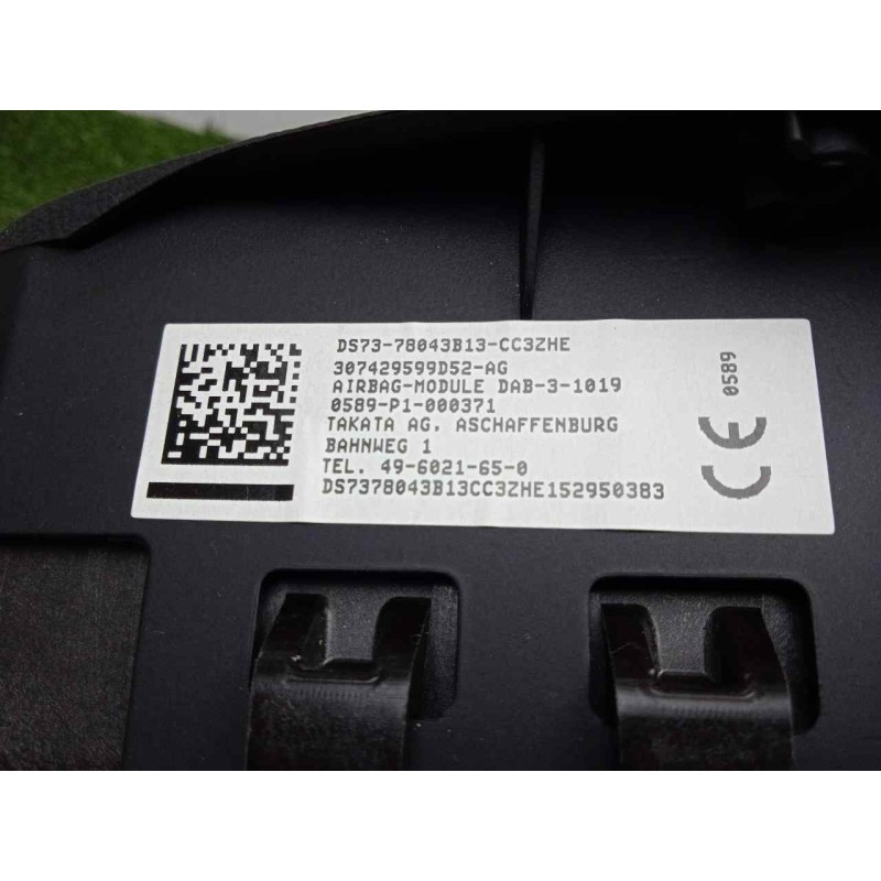 Recambio de airbag delantero izquierdo para ford mondeo lim. 1.5 ecoboost cat referencia OEM IAM DS7378043B13CC3ZHE  
