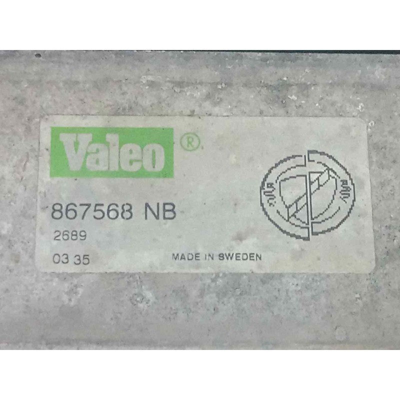 Recambio de intercooler para lancia thesis (115) 2.4 jtd cat referencia OEM IAM 867568NB ALUMINIO 620X125X70