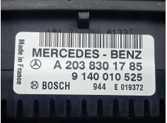 Recambio de mando climatizador para mercedes-benz clase c (w203) berlina 2.2 cdi cat referencia OEM IAM A2038301785-9140010525   2
