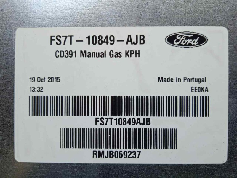 Recambio de cuadro instrumentos para ford mondeo lim. 1.5 ecoboost cat referencia OEM IAM FS7T10849AJB-RMJB069237  