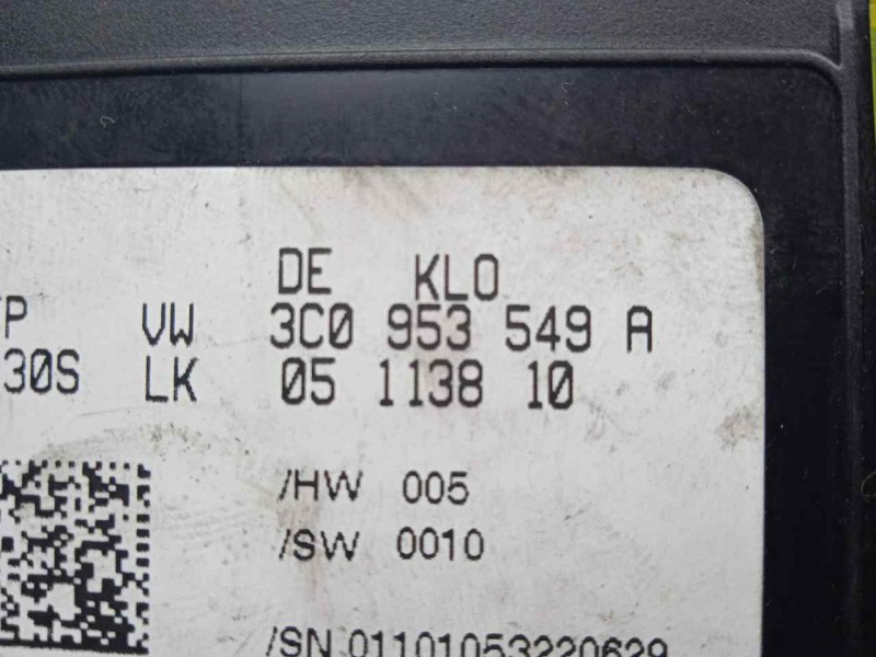 Recambio de modulo electronico para volkswagen passat berlina (3c2) 2.0 tdi referencia OEM IAM 3C0953549A-05113810  