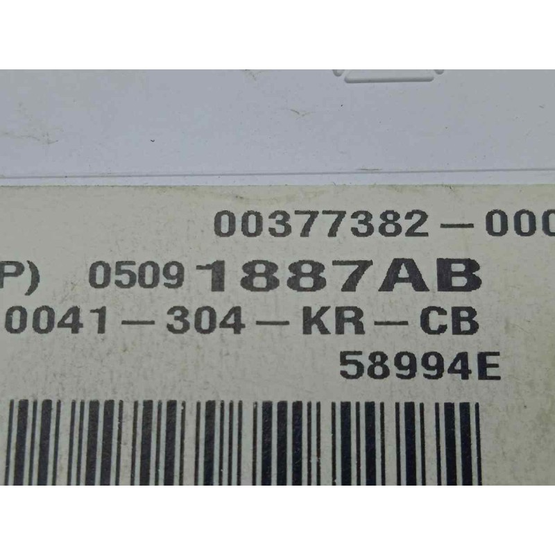 Recambio de cuadro instrumentos para fiat freemont (345) 2.0 16v multijet cat referencia OEM IAM 05091887AB  