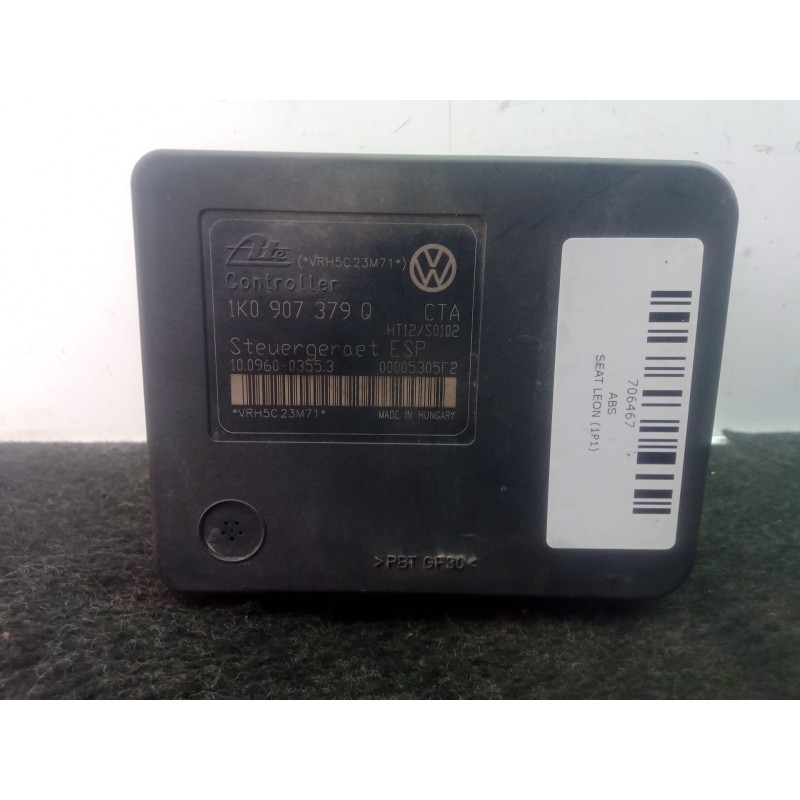 Recambio de abs para seat leon (1p1) 2.0 tdi referencia OEM IAM 1K0907379Q  