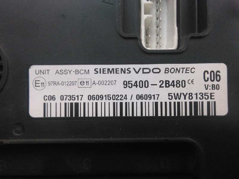 Recambio de centralita cierre para hyundai santa fe (bm) 2.2 crdi cat referencia OEM IAM 5WY8135E-954002B480 SIEMENS 