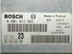 Recambio de centralita motor uce para citroën xsara picasso 2.0 hdi cat (rhy / dw10td) referencia OEM IAM 0281011521-9654693280- 2