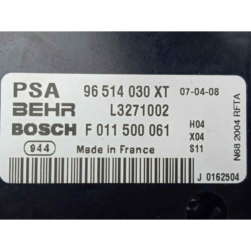 Recambio de mando climatizador para citroën xsara picasso 1.6 16v hdi referencia OEM IAM 96514030XT-F011500061  
