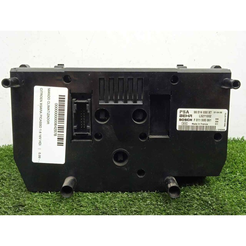 Recambio de mando climatizador para citroën xsara picasso 1.6 16v hdi referencia OEM IAM 96514030XT-F011500061  
