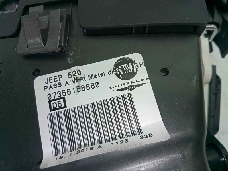 Recambio de aireador delantero derecho para jeep renegade 1.0 t-gdi cat referencia OEM IAM 07356156880  