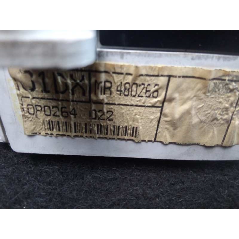 Recambio de cuadro instrumentos para mitsubishi carisma berlina 5 (da0) 1.9 di-d cat referencia OEM IAM MR480266  