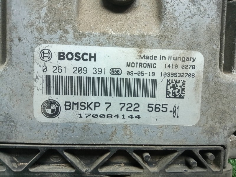 Recambio de centralita motor uce para bmw r 1200 rt/st referencia OEM IAM 0261209391-7722565 BOSCH 