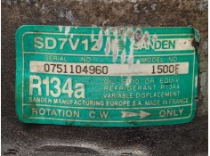 Recambio de compresor aire acondicionado para citroën saxo (s0, s1) 1.5 d referencia OEM IAM SD7V121500F-0751104960 SD7V12 SANDE 2