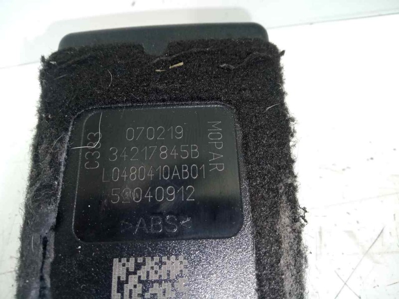 Recambio de enganche cinturon delantero izquierdo para jeep renegade 1.0 t-gdi cat referencia OEM IAM 34217845B-52040912  