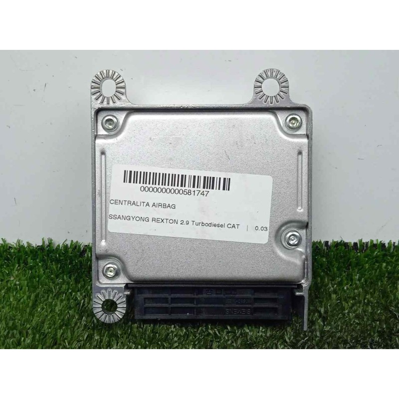 Recambio de centralita airbag para ssangyong rexton 2.9 turbodiesel cat referencia OEM IAM 8625008120  