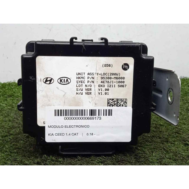 Recambio de modulo electronico para kia ceed 1.0 tgdi cat referencia OEM IAM 95300M6000-4E78J11000  