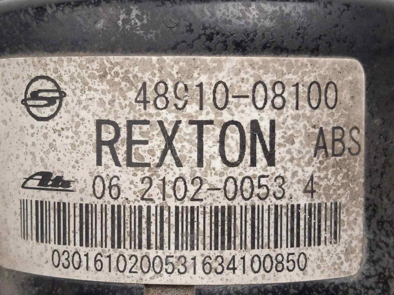 Recambio de abs para ssangyong rexton 2.9 turbodiesel cat referencia OEM IAM 06210903343-00007771E0-4891008100-06210200534 ATE 